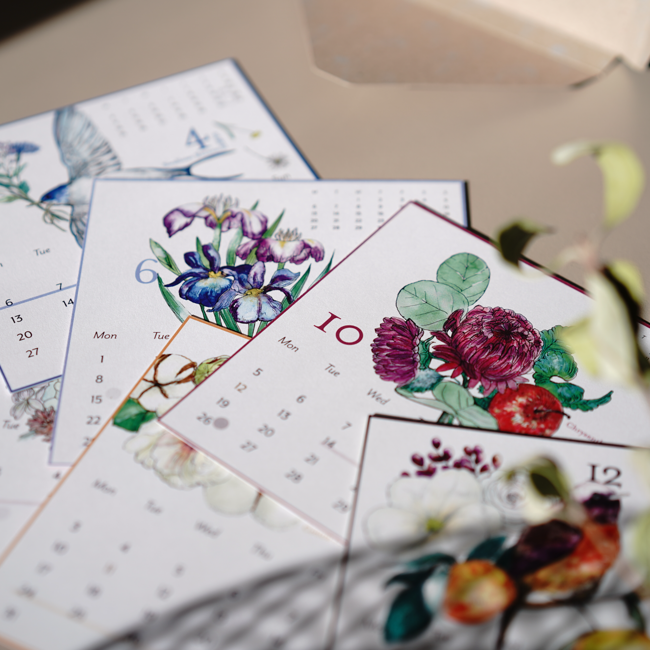 2026年 12の季節のカレンダー [七十二候のエッセンス]